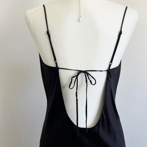 Vintage 90’s 100% Silk Slip Dress Y2K Silk Dress - Picture 14 of 16